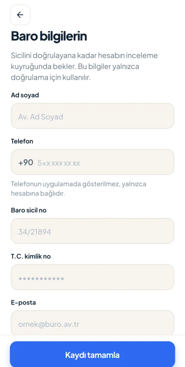Doğrulanmış, kontrol sende — ekran görüntüsü