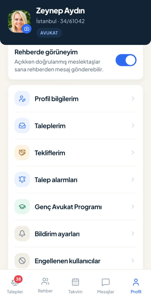 Doğrulanmış, kontrol sende — ekran görüntüsü