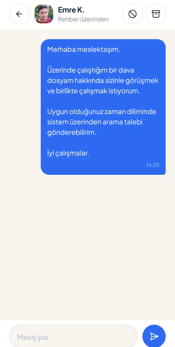 Tüm iletişim tek yerde — ekran görüntüsü